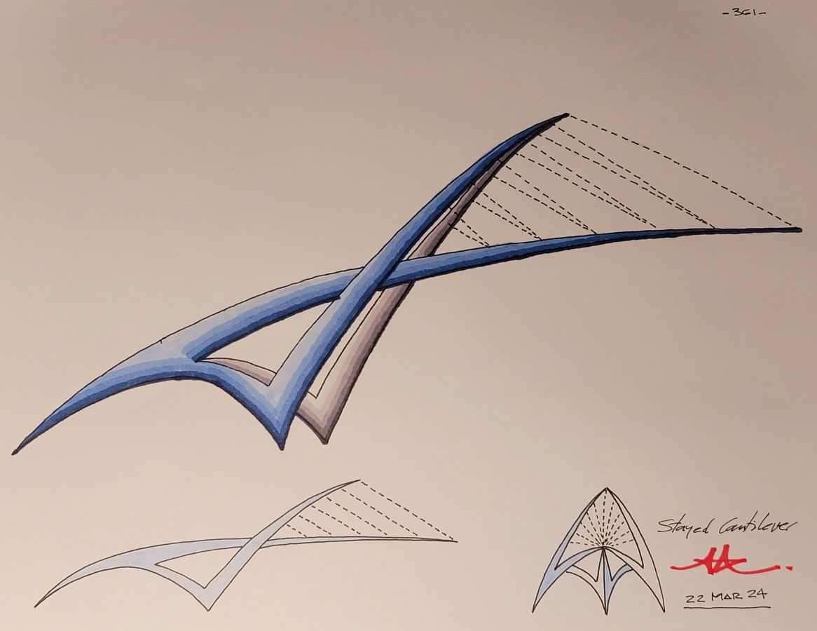 STAYED CANTILEVER