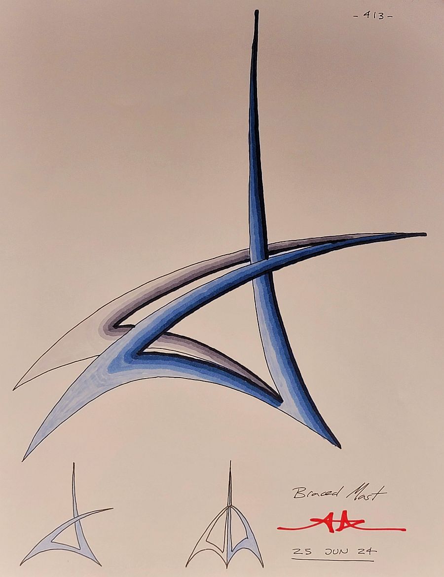 BRACED MAST