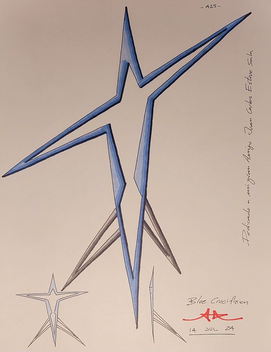 Blue Crucifixion